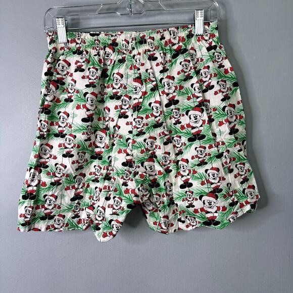 Vtg NOS Disney Mickey Mouse Christmas Seasons Greetings Boxer Shorts Men's Sz M - Picture 12 of 12